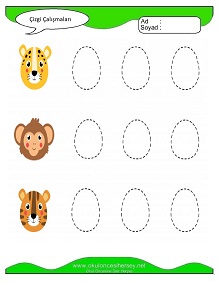 Çizgi Çalışma Sayfaları